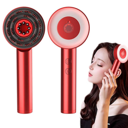 Brosse 3en1 Led Massante Applicateur d'Huile